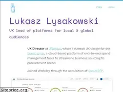 Sites similar to lukaszlysakowski.com