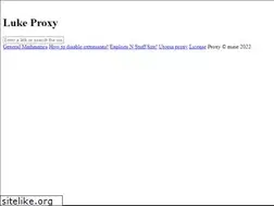 Sites similar to lukes-proxy.vercel.app