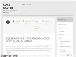 Sites similar to lukesalter.wordpress.com