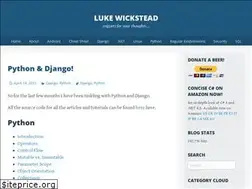 Sites similar to lukewickstead.wordpress.com