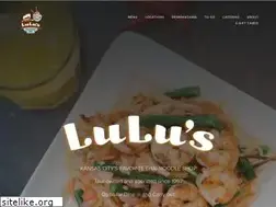 Sites similar to lulusnoodles.com