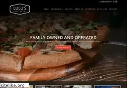 Sites similar to luluspizzeria.com