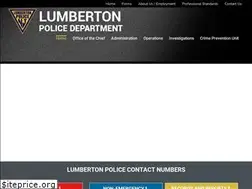 Sites similar to lumbertonpolice.com