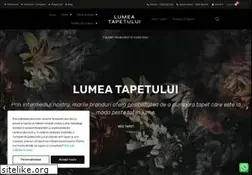 Sites similar to lumeatapetului.ro