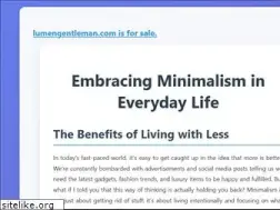 Sites similar to lumengentleman.com