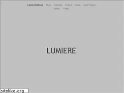 Sites similar to lumiere-editions.com