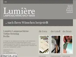 Sites similar to lumiere-lampenschirme.de