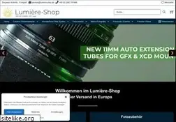 Sites similar to lumiere-shop.de