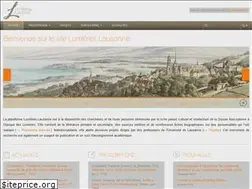 Sites similar to lumieres.unil.ch