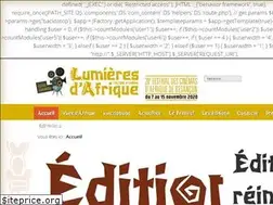 Sites similar to lumieresdafrique.com