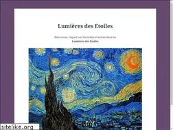 Sites similar to lumieresdesetoiles.com