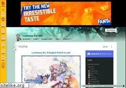 Sites similar to luminousarc.wikia.com