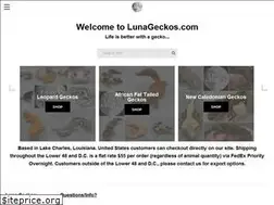 Sites similar to lunageckos.com