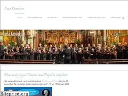 Sites similar to lunakamerkoor.nl