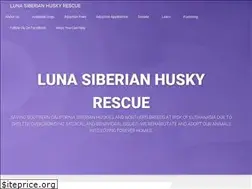 Sites similar to lunasiberianrescue.dog