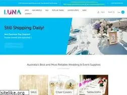 Sites similar to lunaweddingandeventsupplies.com.au