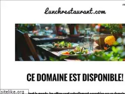 Sites similar to lunchrestaurant.com