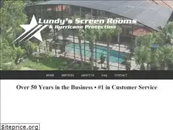 Sites similar to lundysscreenrooms.com