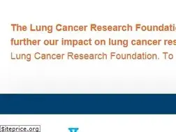 Sites similar to lungcancerresearchfoundation.org