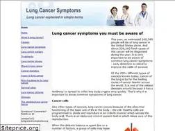 Sites similar to lungcancersymptoms.org