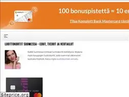 Sites similar to luottokorttifakta.fi