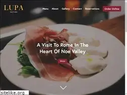 Sites similar to lupatrattoria.com