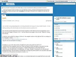 Sites similar to lush.pbworks.com