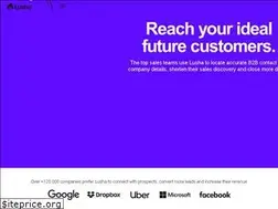 Sites similar to lusha.com