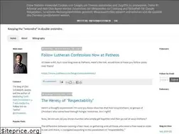 Sites similar to lutheranconfessions.blogspot.com