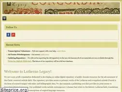 Sites similar to lutheranlegacy.org