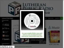 Sites similar to lutheranpublicradio.org