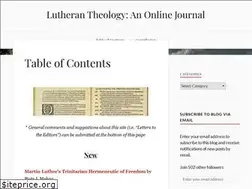 Sites similar to lutherantheology.wordpress.com