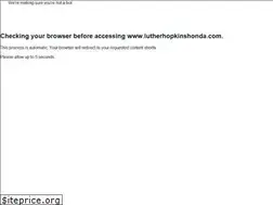 Sites similar to lutherhopkinshonda.com