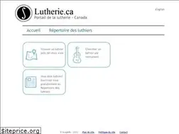 Sites similar to lutherie.ca