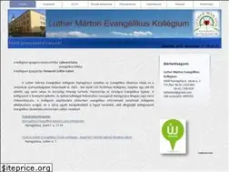 Sites similar to luthermartonkollegium.hu
