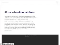 Sites similar to luthermemorialacademy.org
