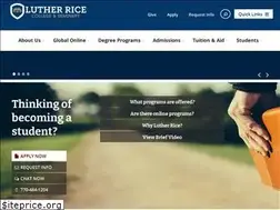 Sites similar to lutherrice.edu