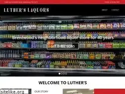 Sites similar to luthersliquors.com