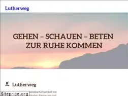 Sites similar to lutherweg.de