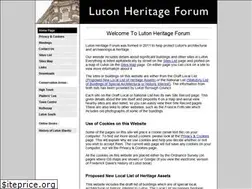 Sites similar to lutonheritageforum.org