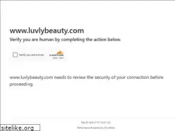 Sites similar to luvlybeauty.com