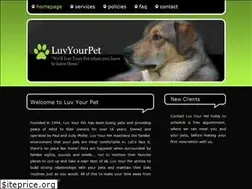 Sites similar to luvyourpets.net