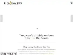 Sites similar to luxbowties.com
