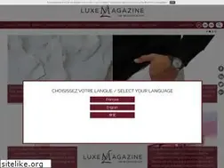 Sites similar to luxe-magazine.com