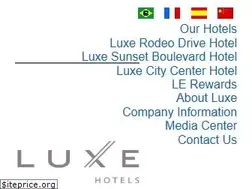 Sites similar to luxehotels.com
