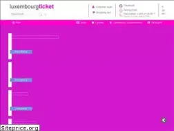 Sites similar to luxembourg-ticket.lu