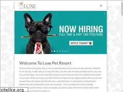 Sites similar to luxepetresort.com