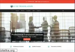 Sites similar to luxetranslation.com