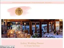 Sites similar to luxeunforgettableevents.com.au