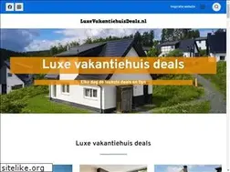Sites similar to luxevakantiehuisdeals.nl
